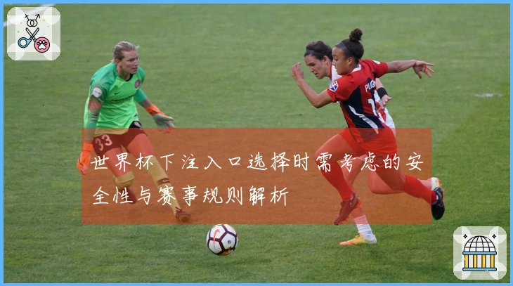 世界杯下注入口选择时需考虑的安全性与赛事规则解析