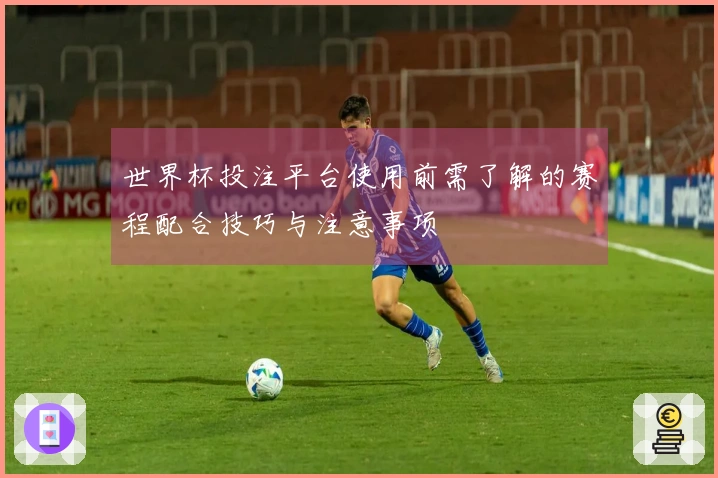 世界杯投注平台使用前需了解的赛程配合技巧与注意事项