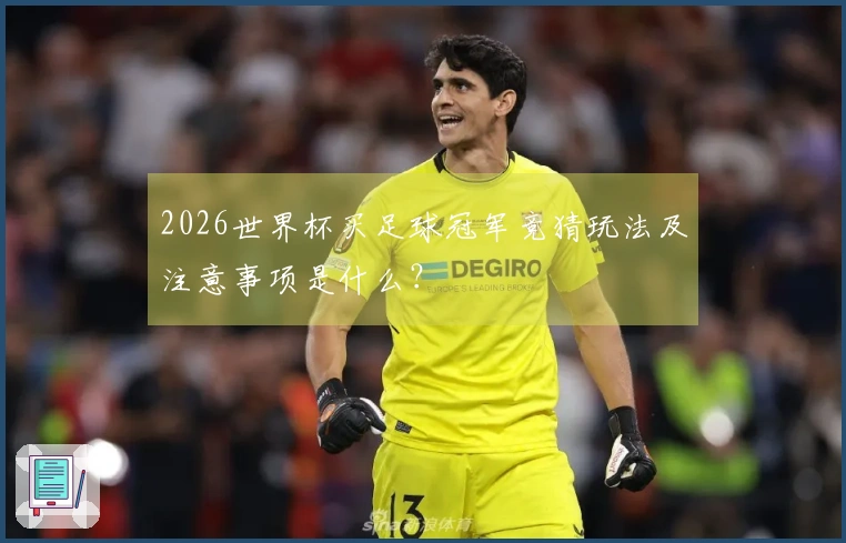 2026世界杯买足球冠军竞猜玩法及注意事项是什么？