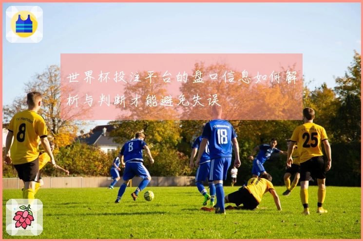 世界杯投注平台的盘口信息如何解析与判断才能避免失误