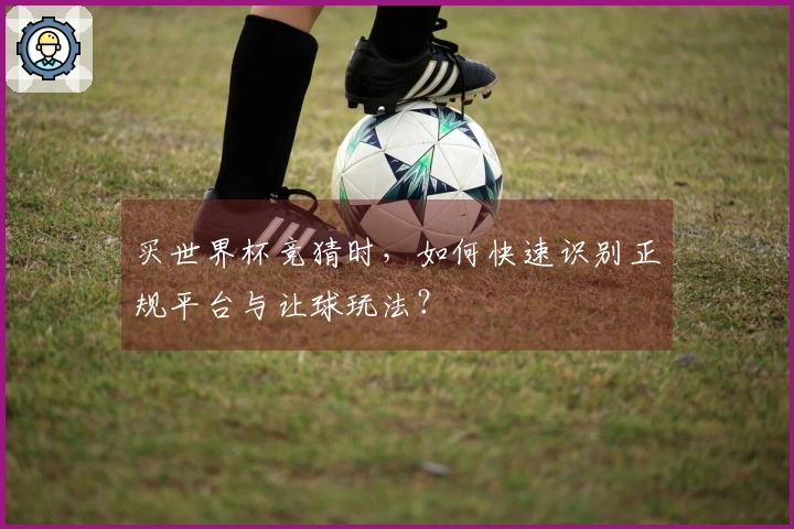 买世界杯竞猜时，如何快速识别正规平台与让球玩法？